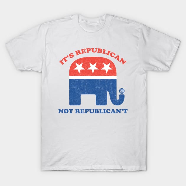 republican T-Shirt by toddgoldmanart